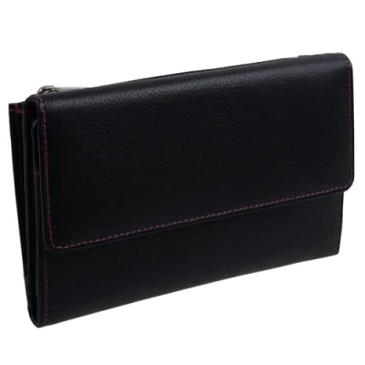 Image of Golunski Leather Ladies Tri Fold Purse/Wallet