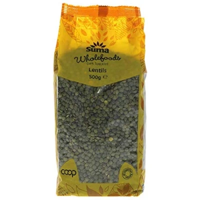 Image of Suma Prepacks Lentils Dark Speckled 6 X 500G