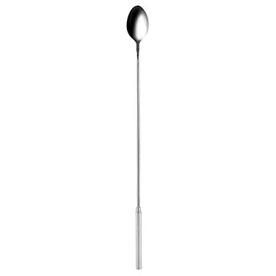 Image of 1Pc 12.5in Cocktail Mixing Spoon Stainless Steel Professional Teardrop Shaker Bar Spoons with Smooth Long Handle