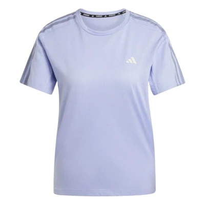 Image of adidas Performance TEE Print Tshirt, Women&#039;s, Size: Small, Violet tone