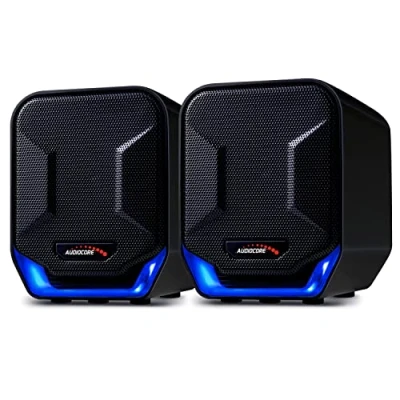 Image of Audiocore AC 865 B Stereo Speaker with 6W Lighting