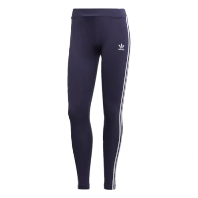 Image of adidas Originals Women&#039;s Adicolor Classics 3 Stripes Leggings, Shadow Navy, XS