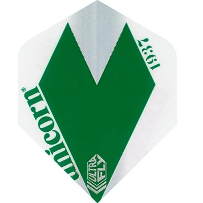 Image of Unicorn UltraFly Dart Flights Comet Green Design Standard Plus Shape Ultra Durable 100 Micron Polyester PET