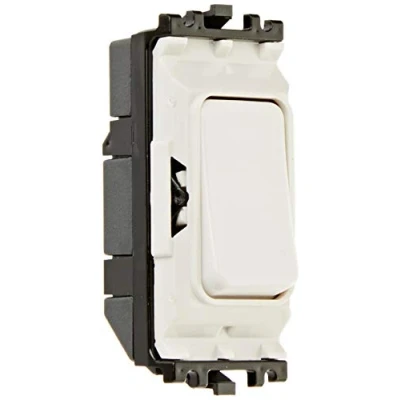 Image of MK Electric Aspect 20 Amp 1 Way DP White Switch Module