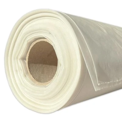 Image of Paint Roller 50 Micron Transparent Plastic Roll Protection Construction Site