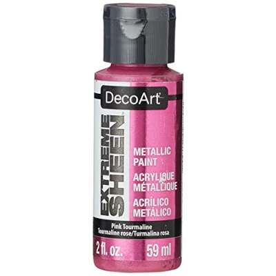 Image of DecoArt Americana Extreme Sheen Jar of Paint, Acrylic, Pink Tourmaline, 59 ml