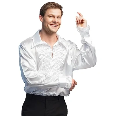 Image of Boland 10119709 Shirt, Solid, White, 50 52
