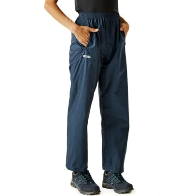 Image of Regatta Women&#039;s Overtrousers, Midnight, XL Blue
