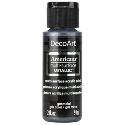 Image of Deco Art Metallic Acrylic Paint, Gunmetal, One Size