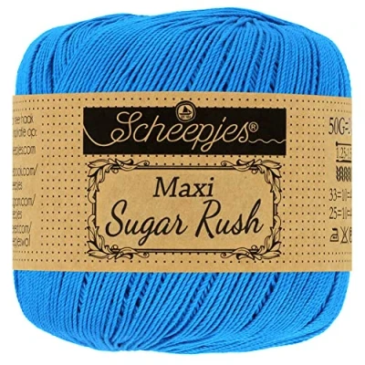 Image of Scheepjes Maxi Sugar Rush 215 Royal Blue Yarn 10x50g