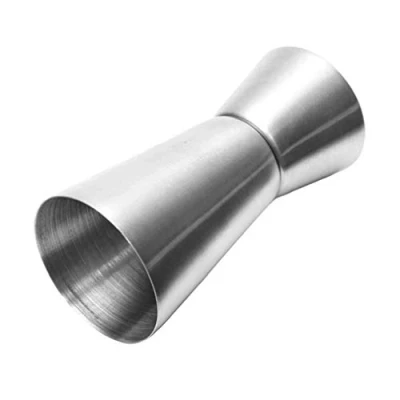 Image of Junhouse Cocktail Jigger Dual Spirit Measure Cup, Stainless Steel, 25/50 ml