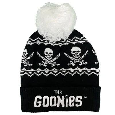 Image of Heroes Inc Unisex Crossbones Bonnet de Neige Noir Cap, Noir,