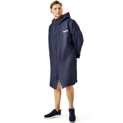 Image of Regatta Outdoor Active Unisex Waterproof Changing Robe Navy SM