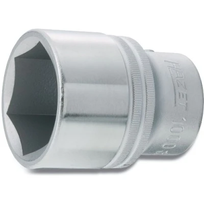 Image of HAZET 1000 24 52 mm 6 Point Hexagon Profile Socket Chrome Plated/Polished