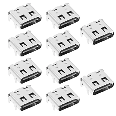 Image of Create idea 10PCS Type C USB Charging Port Compatible with PS5 Dual Sense Controller Game Handle Plug Adaptor Charger Socket Repair Parts