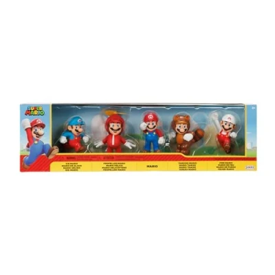 Image of Super Mario Nintendo Figures Set of 5 Only Mario, 6.5 cm, Red