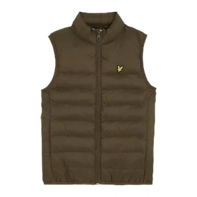 Image of Lyle &amp; Scott Kids Wadded Gilet Olive 10 11 Years