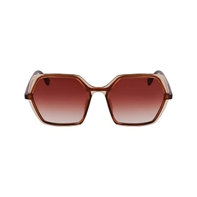 Image of Karl Lagerfeld KL6083S Sunglasses, 246 Brown/Light Brown, 56