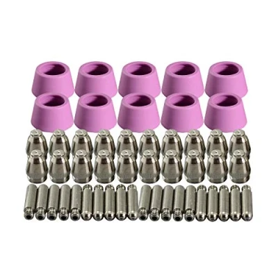 Image of RIVERWELD SG 55 AG 60 WSD Plasma Electrode Tip Nozzle 1.2mm 60Amp Fit CUT LGK Cutter 50pcs