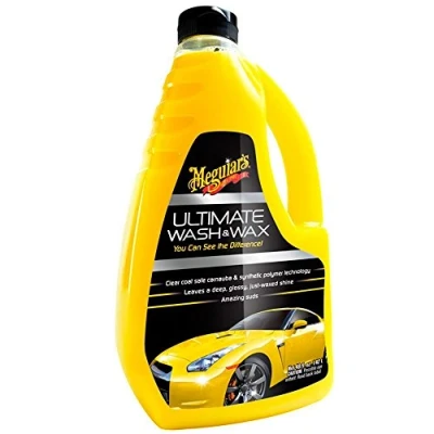 Image of Meguiars Ultimate Car Wash &amp; Wax Shampoo 1420ml Kit **INCLUDEDS MICROFIBRE DRYING TOWEL**