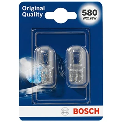 Image of Bosch 580 (W21/5W) Original equipment Car Light Bulbs 12 V 21/5 W W3x16q 2