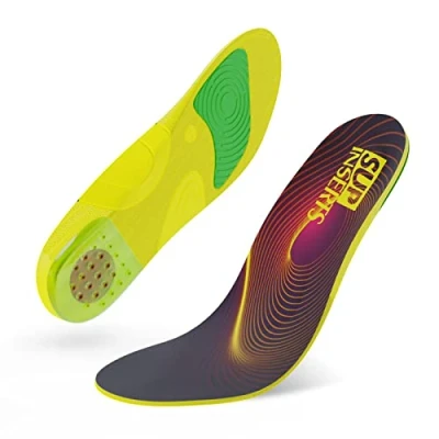 Image of Insoles for Flat Feet, Supinserts Bunion Relief Unisex Prevent High Arch, Overpronation, Supination, Plantar Fasciitis. Use Walking, Sports XL