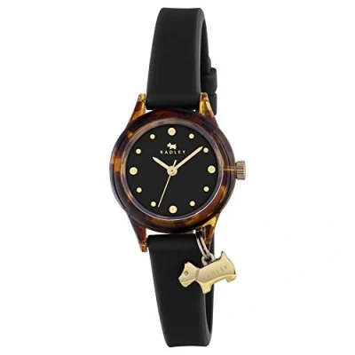 Image of RADLEY Ladies Black Silicone Strap Watch RY2324