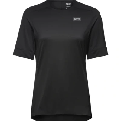 Image of GORE WEAR Women&#039;s Cycling Short Sleeved Jersey TrailKPR Tech, Black, 40