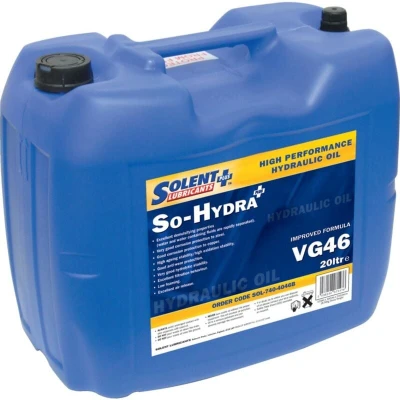 Image of Solent Lubricants 20LTR So Hydra VG46 Plus High Performance Hydraulic Oil