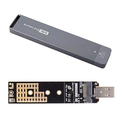 Image of CY M.2 NVME M key NGFF SSD USB 3.0 Adapter External PCBA Conveter RTL9210 Chipset with Case
