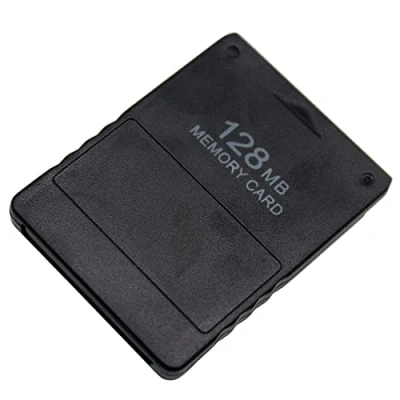 Image of OSTENT High Speed 128MB Memory Card Stick Unit Compatible for Sony Playstation 2 PS2 Slim Console Video Games