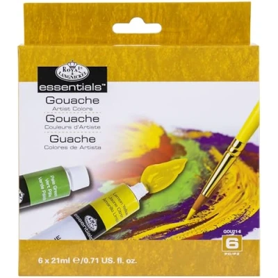 Image of Royal &amp; Langnickel 21ml Gouache Painting Colour (Pack of 6)