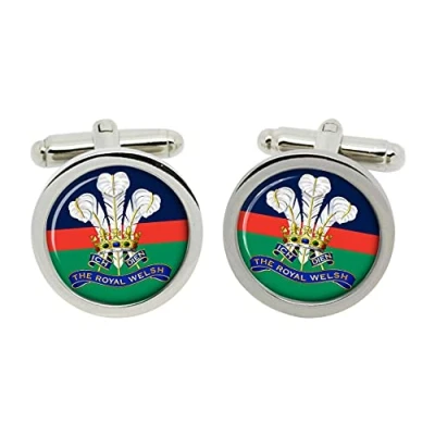 Image of Royal Welsh, British Army Cufflinks in Box
