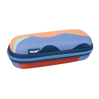 Image of Milan® The Fun Series Semi Rigid Oval Pencil Case, Multi Colour