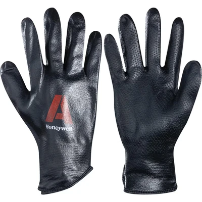 Image of Honeywell Deep TRIL1 Fully Coated Black Gloves Size 10