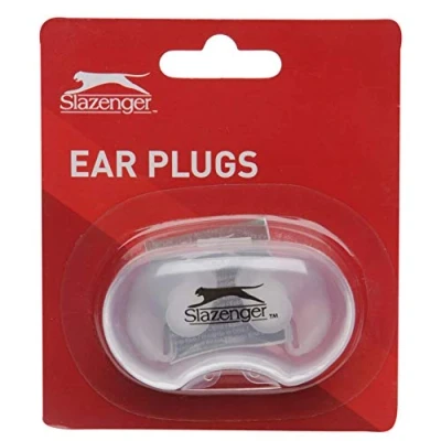 Image of Slazenger Unisex Ear Plugs Swim Swimming Pool Sports Clear