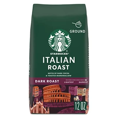 Image of Starbucks Ground Coffee, Italian Roast, 350ml