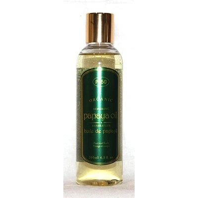 Image of Papaya OIL ORGANIC for HAIR SKIN by P+50 200ml Fragrance Free