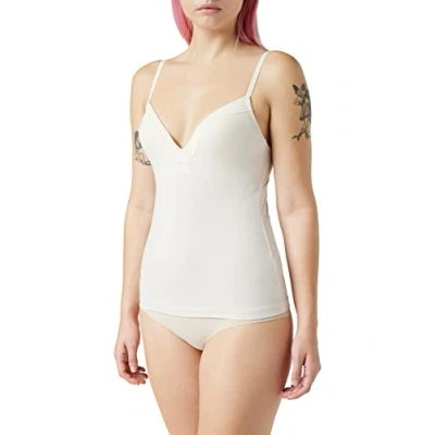 Image of Sloggi Women&#039;s Wow Embrace Bra Shirt01 Vest, White Light Combination, XS