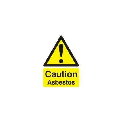 Image of Sitesafe Asbestos Rigid PVC Caution Sign 148 x 210mm