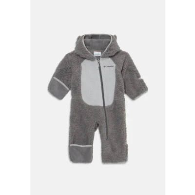 Image of Columbia FOXY BABY BUNTING Unisex Jumpsuit for kids, Size: 18/24m, City grey