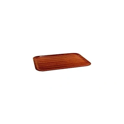 Image of Genware NEV DT4333 Dark wood Mahogany Tray, 430 mm x 330