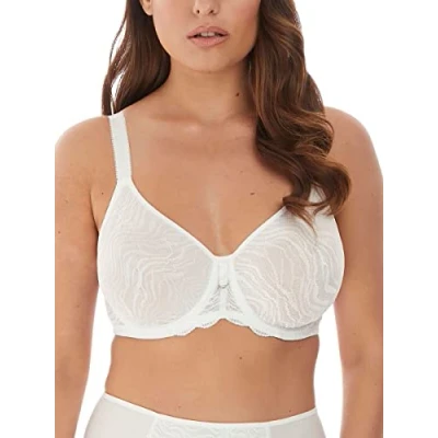 Image of Fantasie Women&#039;s Impression Underwire Molded Bra with J Hook, White, 30E