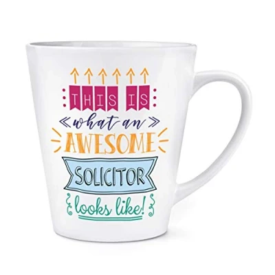 Image of This is What an Awesome Solicitor Looks Like 12oz Latte Mug Cup