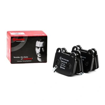 Image of SU00307219 Brake pad set BREMBO P 56 048 with acoustic wear warning without accessories SUBARU: Impreza III Hatchback, II Estate, WRX Saloon