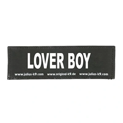 Image of Interchangeable Patches, 1 pair, LOVER BOY, Size: Baby 1, Black