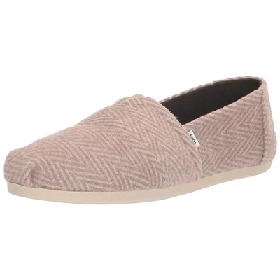 Image of TOMS Women&#039;s Alpargata Cloudbound Loafer Flat , Oatmeal Brushed Herringbone,4.5 UK