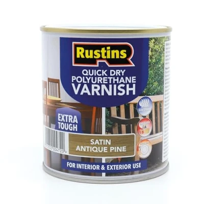 Image of QD Poly Varnish Satin A/Pine 1ltr
