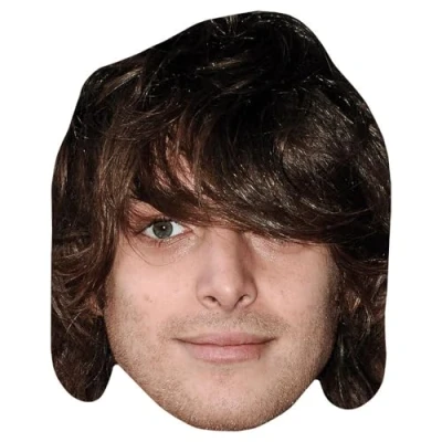 Image of Paolo Nutini (Long Hair) Celebrity Mask, Flat Card Face, Fancy Dress Mask