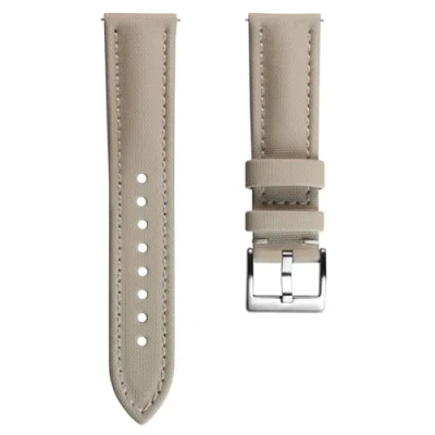 Image of WatchGecko Atlas Sailcloth Strap [Cream, 21mm]